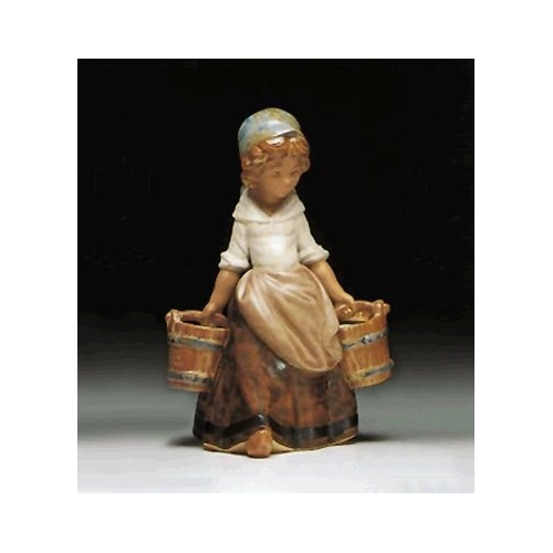 Lladro - Girl With Two Pails  1978-99