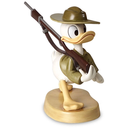 WDCC Disney Classics - Donald Duck Basic Training Donald Gets Drafted