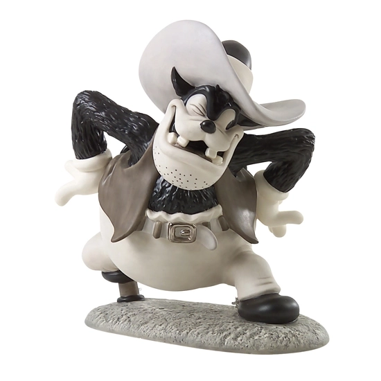 WDCC Disney Classics - Two Gun Mickey Peg Leg Pete Ornery Outlaw