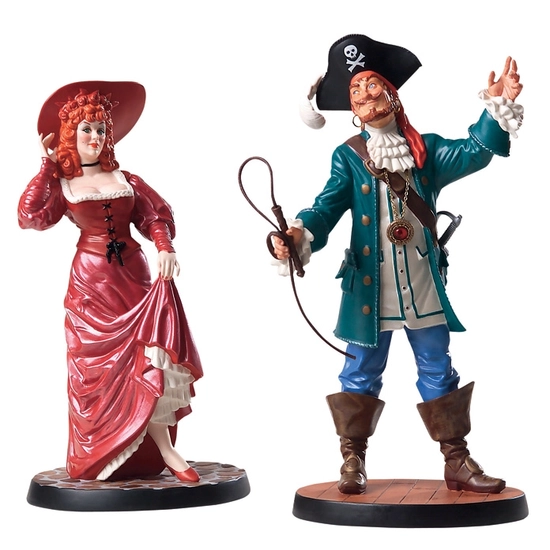 WDCC Disney Classics - Pirates Of The Caribbean Auctioneer And Redhead