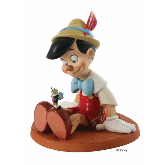 WDCC Disney Classics - Pinocchio And Jiminy Cricket Anytime You Need Me, You Know, Just Whistle!