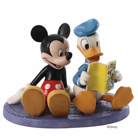 WDCC Disney Classics - Donald And Mickey Comic Book Companions