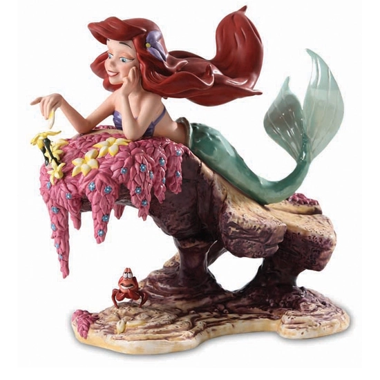 WDCC Disney Classics - The Little Mermaid Ariel and Sebastian He Loves Me, He Loves Me Not 