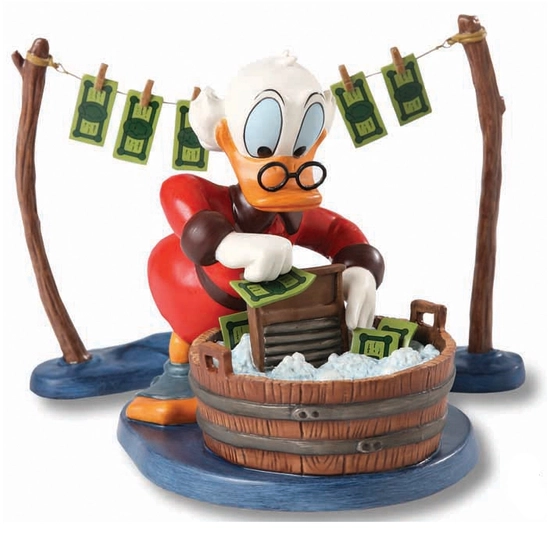 WDCC Disney Classics - Uncle Scrooge Laundry Day