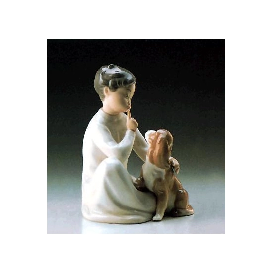 Lladro - Boy With Dog 1970-97 