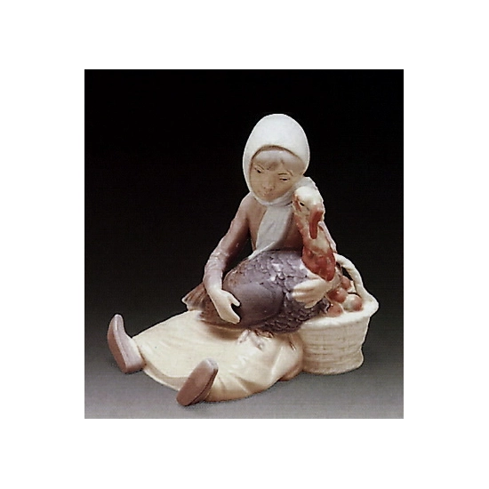 Lladro - Girl With Turkey 1969-81