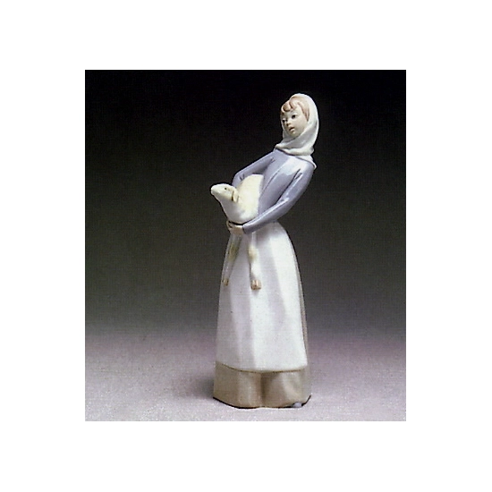 Lladro - Girl With Lamb 1969-93