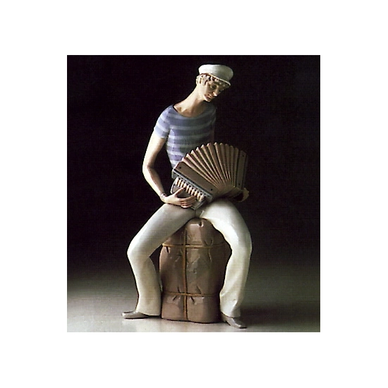 Lladro - Sailor Accordian Player 1969-78