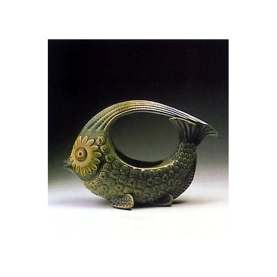 Lladro - Fish Centerpice (green) 1970-74