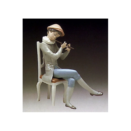 Lladro - Boy Playing The Flute 1974-81