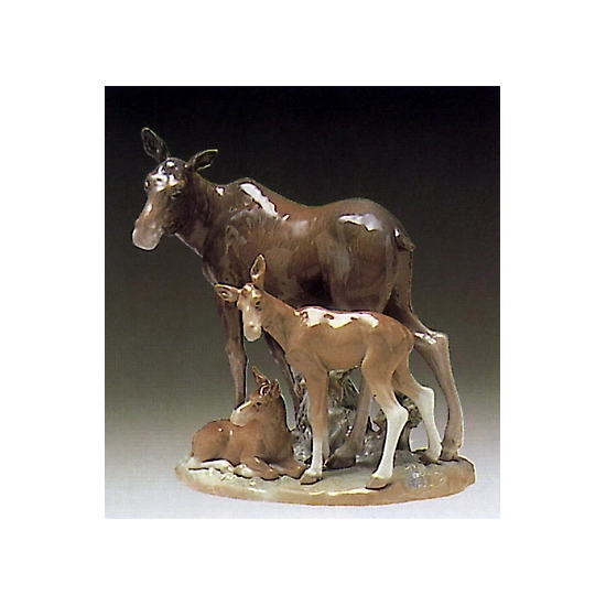 Lladro - Elk Family 1978-81