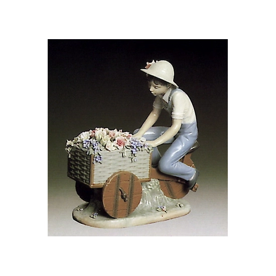 Lladro - Boy Flower Peddler 1979-85