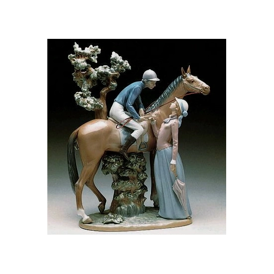 Lladro - Jockey With Lass 1979-00