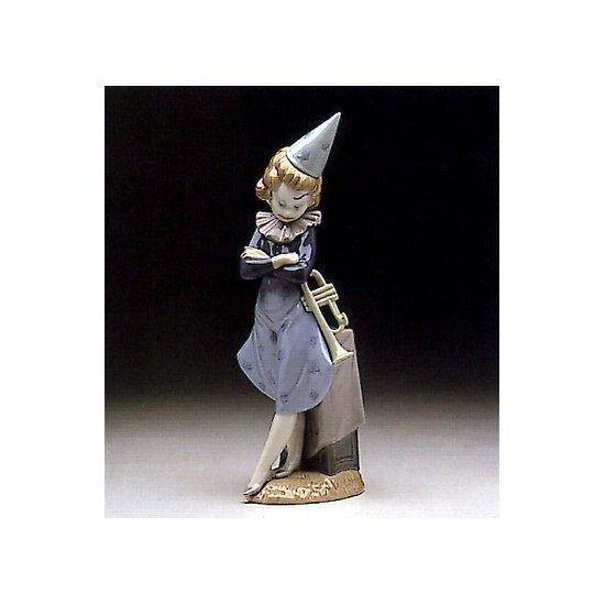 Lladro - Clown With Trumpet 1980-85