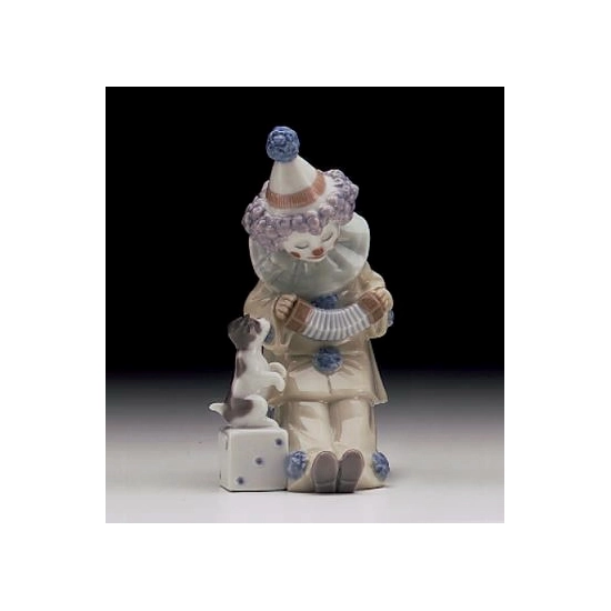 Lladro - Pierrot With Concertina 1985-07