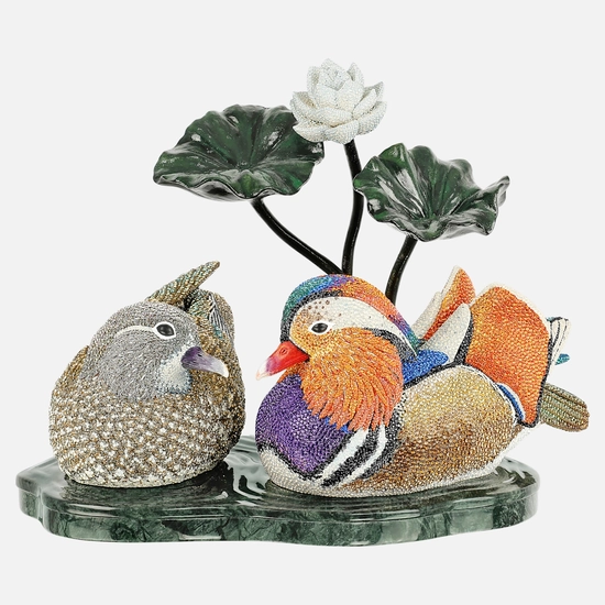 Swarovski Crystal - Myriad Mandarin Ducks