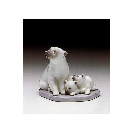 Lladro - Minature Polar Bears 1987-00