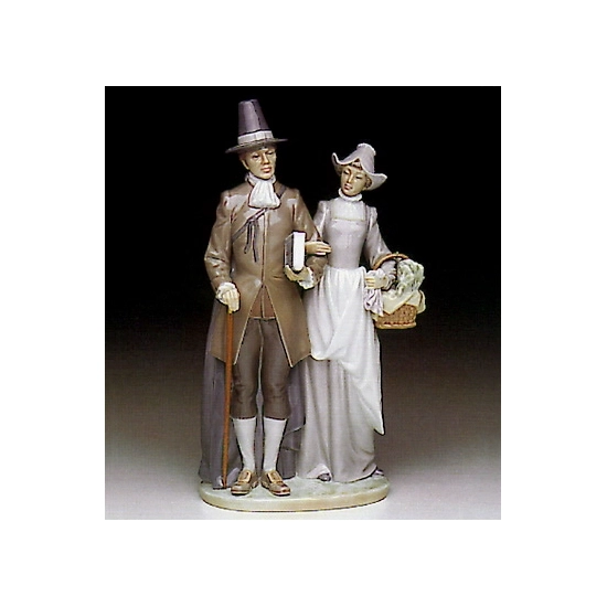 Lladro - Pilgrim Couple 1991-93