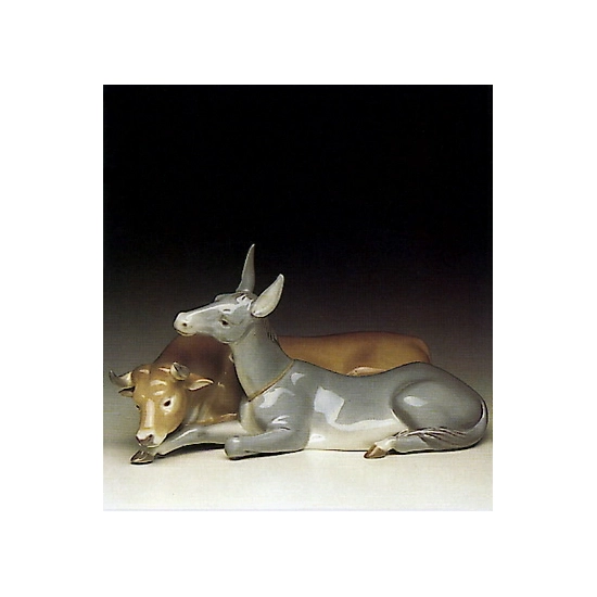 Lladro - Bull & Donkey 1991-96