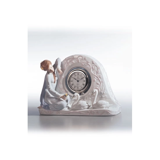 Lladro - Swan Clock 1991-02