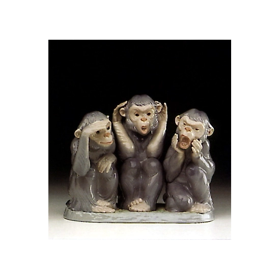 Lladro - Monkey Business 1993 Only