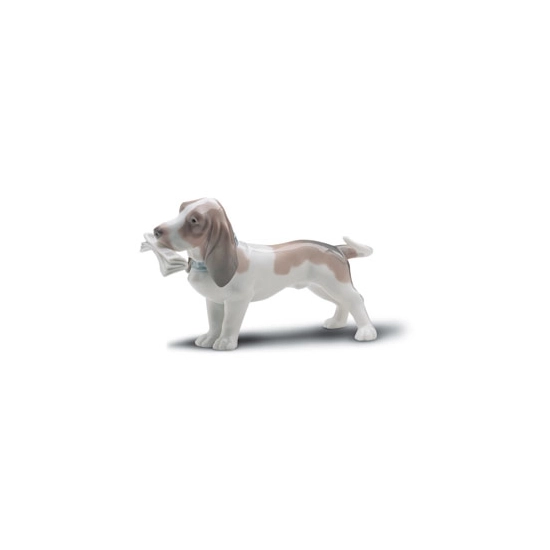 Lladro - Morning Delivery Dog 1997-2001