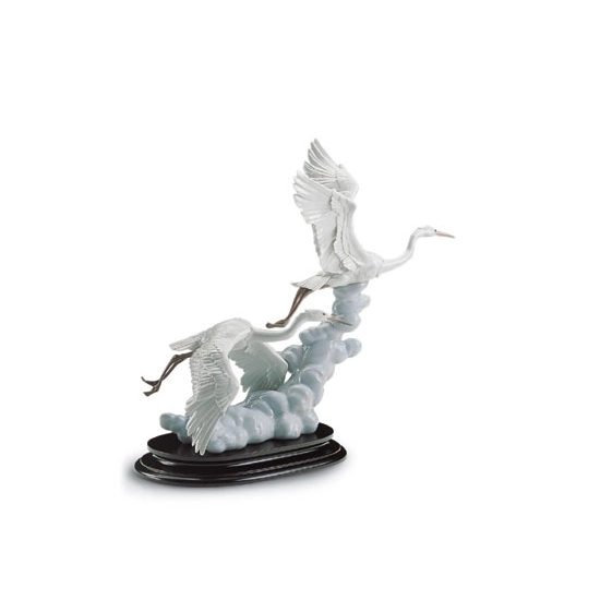 Lladro - Cranes In Flight 1997-01