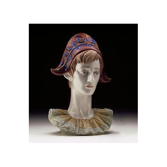 Lladro - Pensive Harlequins Head 1997-99 ***