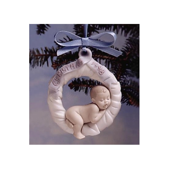 Lladro - Baby's First Christmas 1998 Ornament