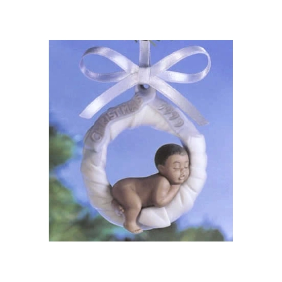 Lladro - Baby's First Christmas 99 (black Legacy) Ornament