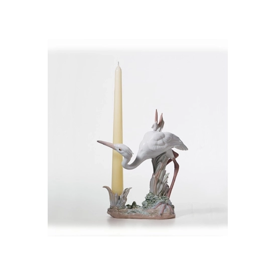 Lladro - Herons' Realm Candleholder (crouching) 2002-04