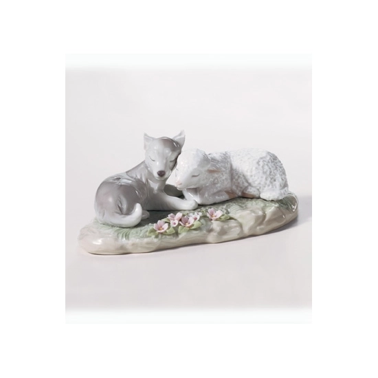 Lladro - The Wolf Also Shall Dwell With The Lamb 2003-07