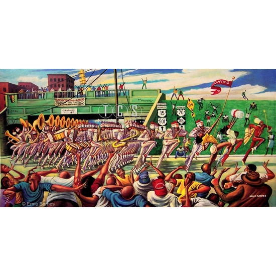 Ernie Barnes - Homecoming-Signed