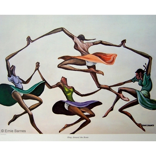 Ernie Barnes - Ring Around The Rosie-Unsigned