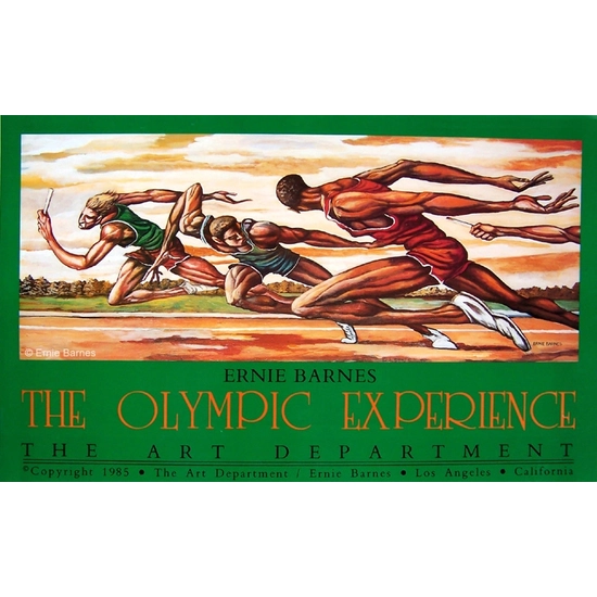 Ernie Barnes - The Olympic Experience-Signed