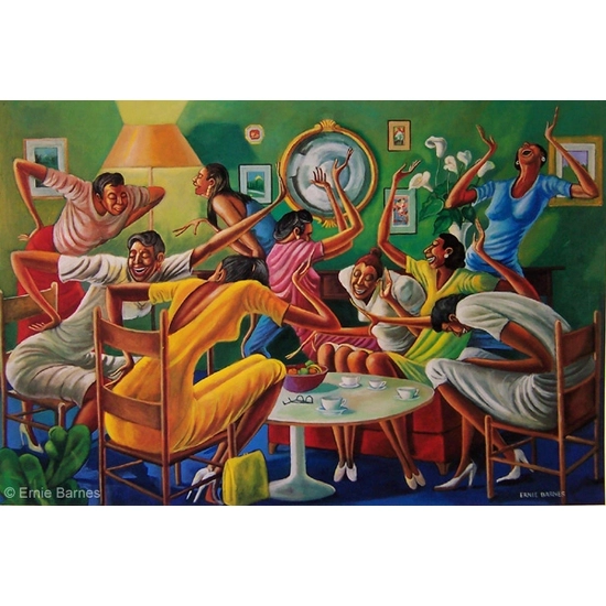 Ernie Barnes - Room Ful'a Sistahs-Unsigned