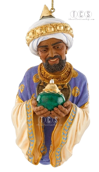 Ebony Visions-The Wise Man With Frankincense 2010 Annual Club Ornament