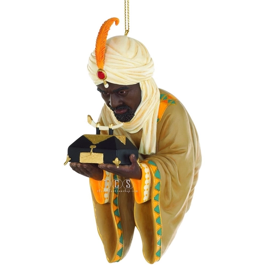 Ebony Visions - The Wise Man With Gold 2011 Ornament