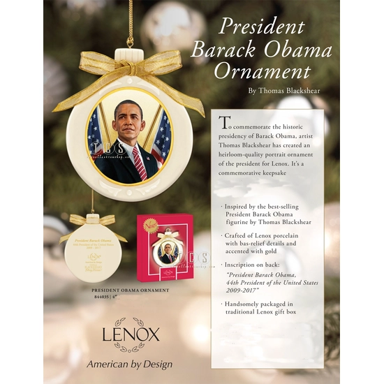 Ebony Visions - President Obama Ornament