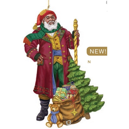 Lenox Ebony Visions - Father Christmas 2016 Ornament