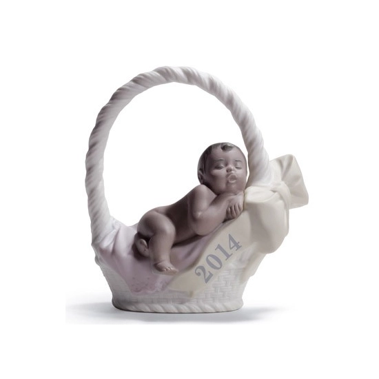 Lladro Black Legacy - BORN IN 2014 (GIRL - DARK SKIN) 