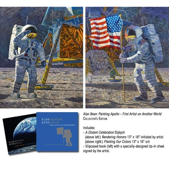 Alan Bean - Painting Apollo First Artist on Another World COLLECTOR BOOK WITH