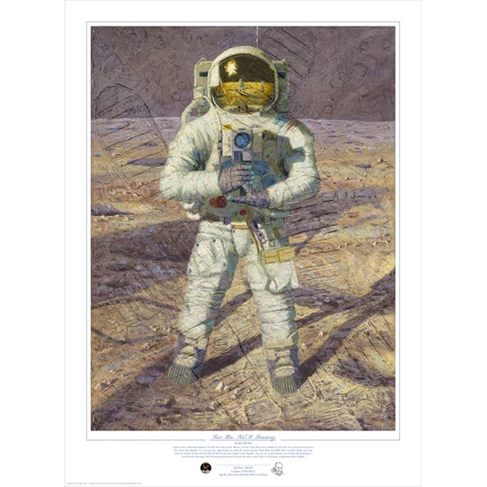 Alan Bean - First Men Neil A. Armstrong Artist Proof