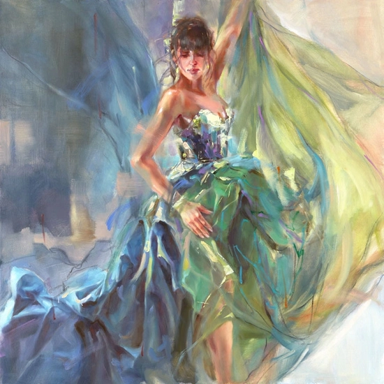 Anna Razumovskaya - Dancing In Green Hues