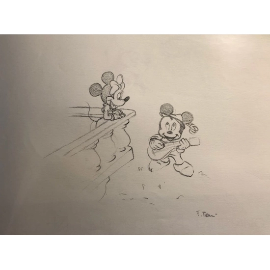 Giuseppe Armani - Original Concept Art for Disneyana Convention Mickey and Minnie