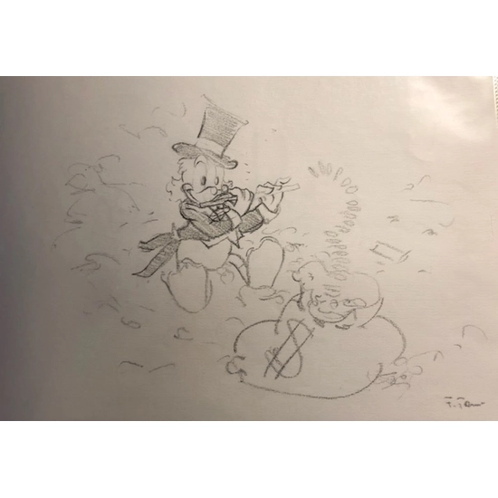 Giuseppe Armani - Original Concept Art for Disneyana Convention Uncle Scrooge