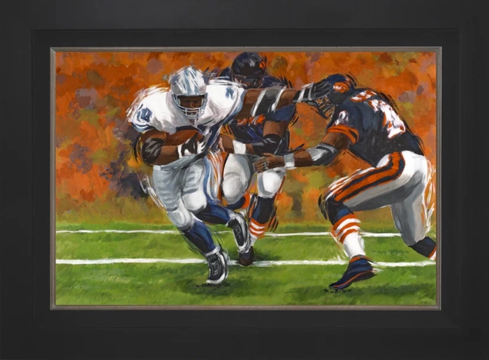 Scott Smith-Barry Sanders - Framed Hand Signed By Barry BSE Edition