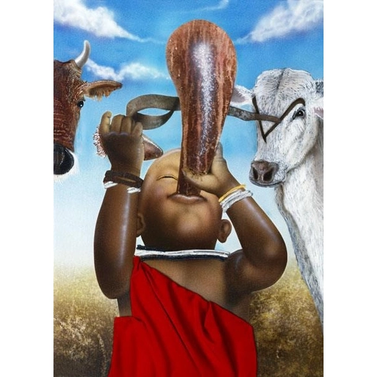 Terry Wilson - Maasai Calabash Giclee