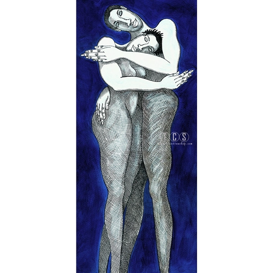 Charles Bibbs - Blue Passion - Giclee