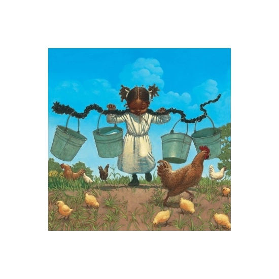 Kadir Nelson - Buckets And Chickens Giclee Printers Proof